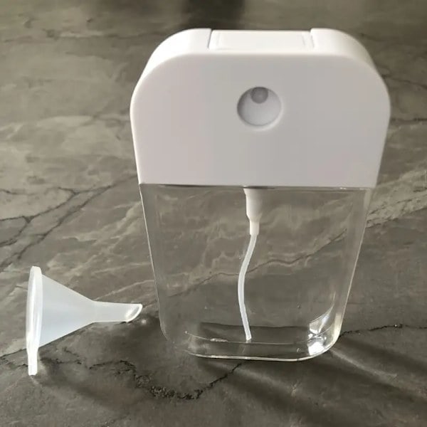 Kompakt 50 ml sprayflaska kit för desinfektion, parfymer och repellenter - Inkluderar tratt, perfekt för resor och hemmet