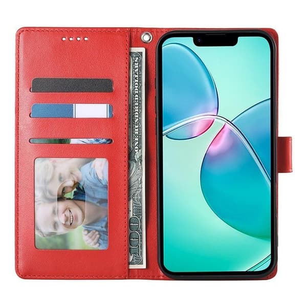 (For iPhone 12/12 Pro) Shockproof Phone Case with Multifunction roséguld