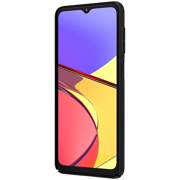 Samsung Galaxy A12 - NILLKIN Shield Frostat Cover - Sort Black Svart