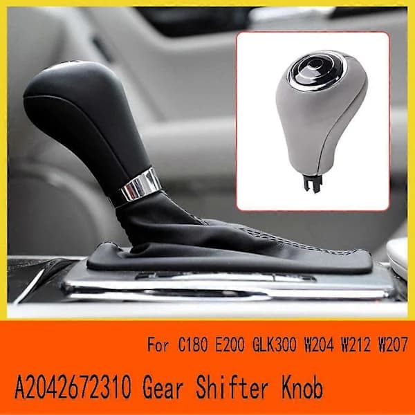 Gearknop til C / E Klasse C180 E200 GLK300 W204 W212 W207 2007-2013 Sort[co]
