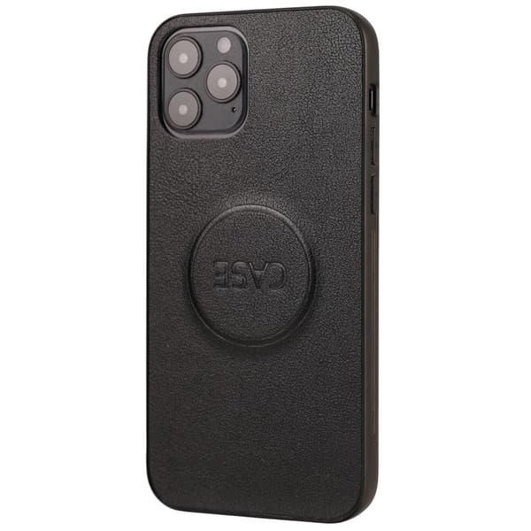 iPhone 12 / 12 Pro - 2i1 Magnet Etui - Sort Black Svart