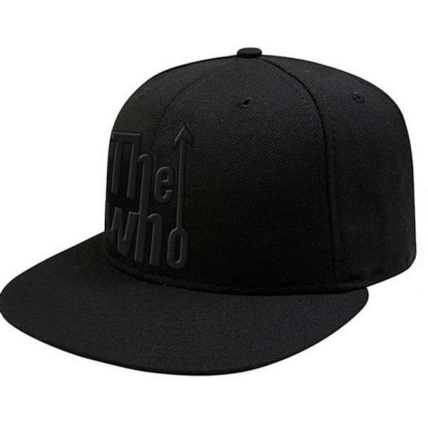 The Who Unisex Voksen Arrow Logo Snapback Cap One Size Sort Sort One Size