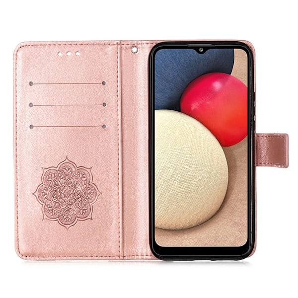 Samsung Galaxy A02s - Dream Catcher Kotelo - Ruusukulta Ruusukulta Ruusukulta