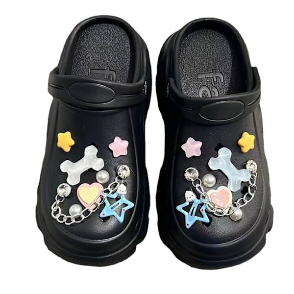 Kengät Pojat Unisex Kuvio Lapset Kengät Vuori Tukki Lasten Liukumäet Sandaali Kesällä Sandaalit Puutarha Kengät Kylpyhuone Tossut