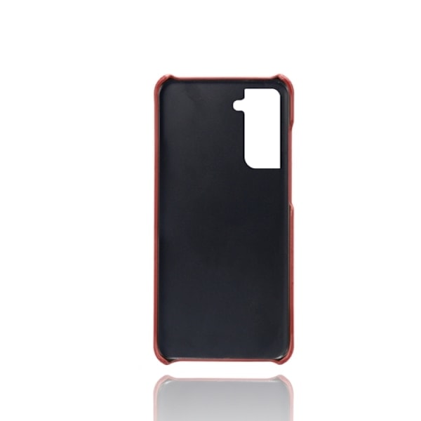 Samsung Galaxy S22 Kuori Nahkapäällysteinen Punainen