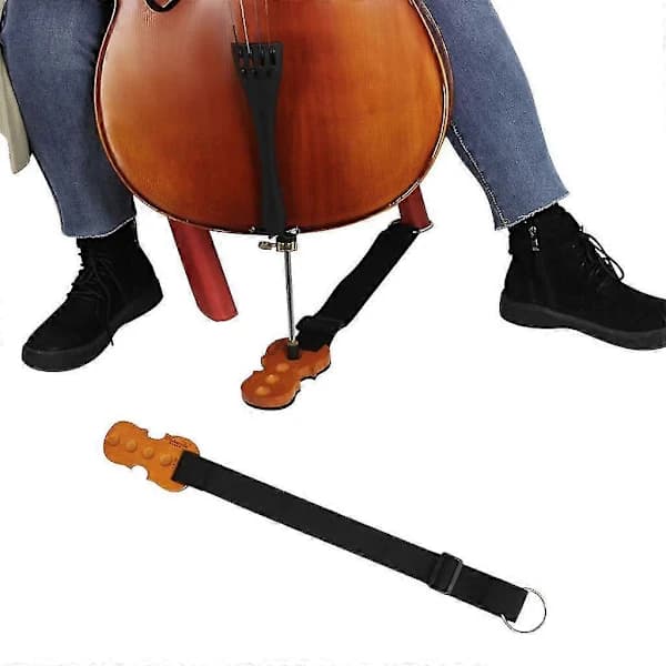Cello Endpin Stopp Hållare Träankare Med Rem För Cello Ersättningsdelar[co]