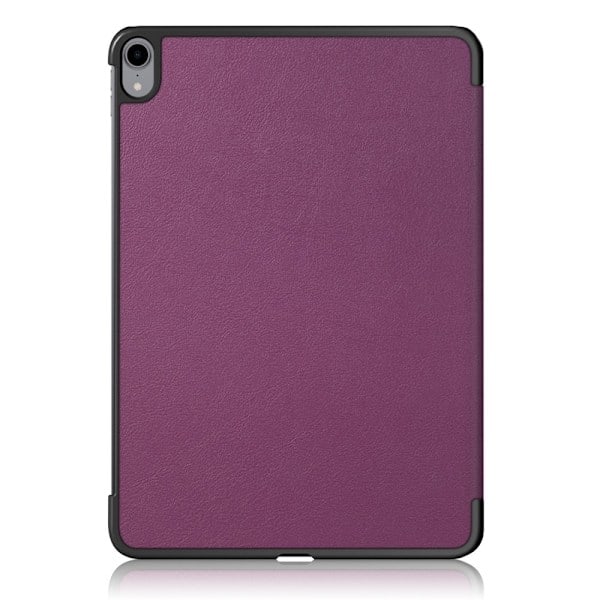 iPad Air 2025-2020 Kotelo Tri-Fold Litchi Lila Violetti Lila