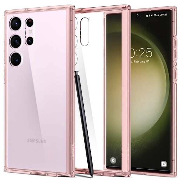 Spigen Galaxy S23 Ultra Kuori Ultra Hybrid Crystal Rosé