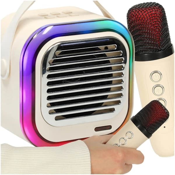 Karaokemaskine Bluetooth - Karaoke Hvid[CO]
