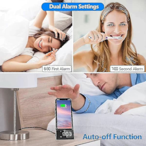 2024 Uusi Kello Bluetooth LED Puhelinpidike[CO]