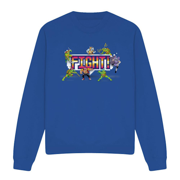 Teenage Mutant Ninja Turtles Unisex Vuxen Arcade Fight Sweatshirt Kungsblå M