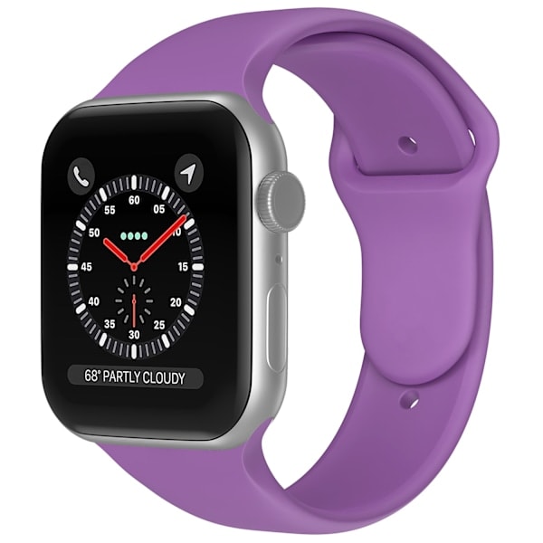 Apple Watch 38/40/41 mm Silikoni Ranneke (S/M) Lila