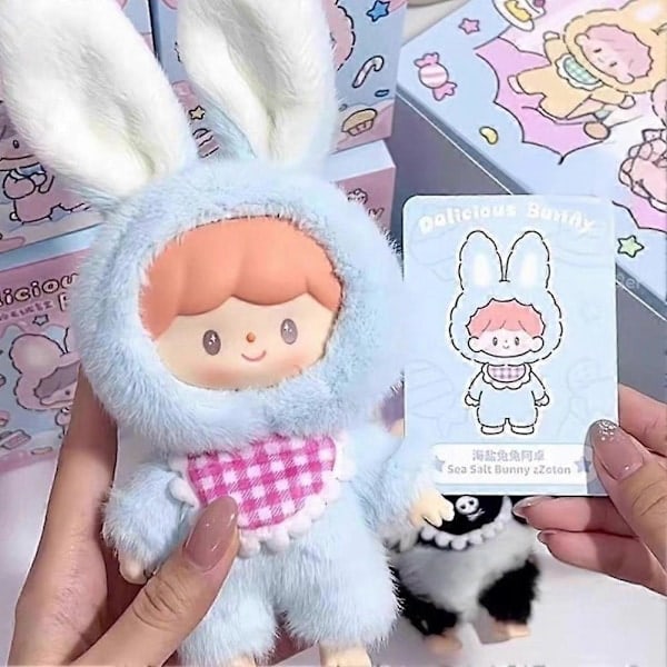 Finding Unicorn zZoton Delicious Bunny Series Blind Box - Vinyl Plyschdockor Slumpmässig Blind Box