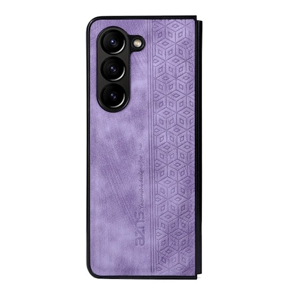 AZNS Galaxy Z Fold 5 Skal Med Tryck Lila