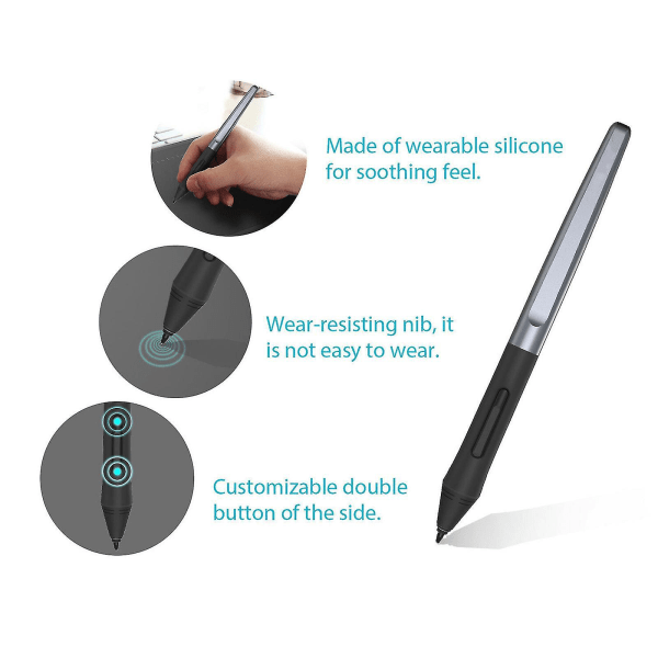 For Huion Pw100 Digital Pen For H640p H950p H1060p H1161 Hc16 Hs64 Tablets Pen