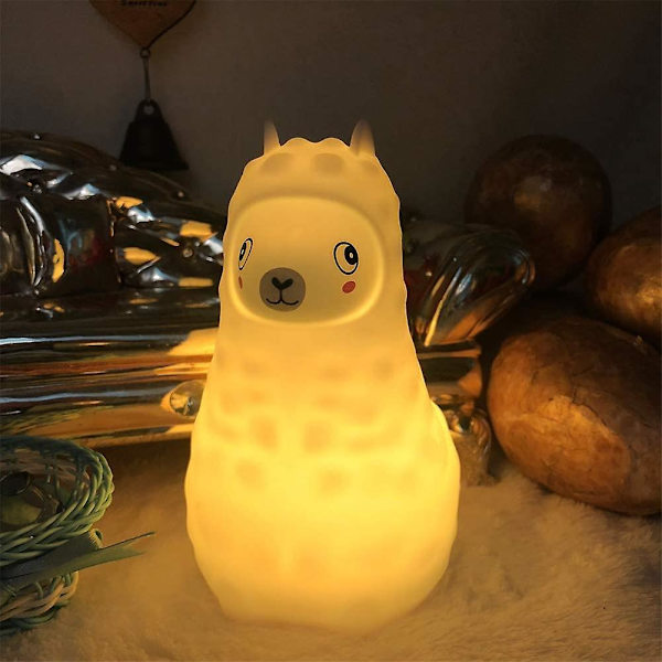 Alpaca Barnlampor för Barn Nattljus och Färgväxlande LED Barnlampor