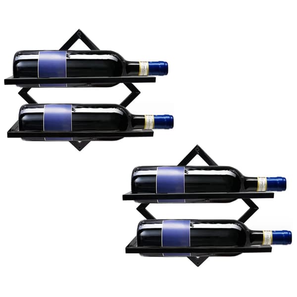 Wine Rack Holder Hanging Rack Organizer, Wine Rack Red Wine Rack for Home Kitchen Bar Display Decor, (Style: Style2;)