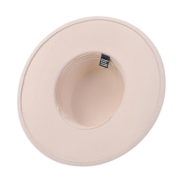 Kvinners Hatter Ensfarget Personlighet Bred Bremskjerm Flat Topp Design Enkelt Elegant Formelt Topplue