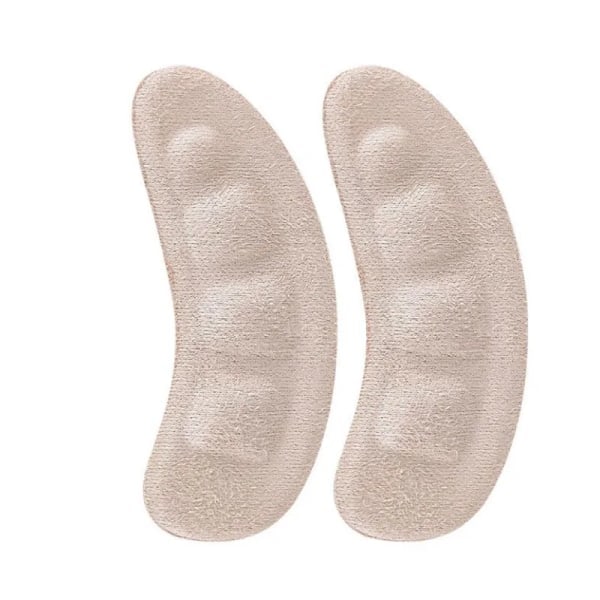 2 par Ikke-skliende såler Høy hæl klistremerke Flip Flop Sandaler Silikon Kvinners Elegante Limte Fotpute Gel Forfotpute, Beige, Transparent