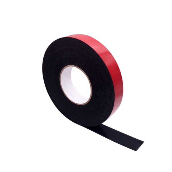 Röd film svart PE-skum dubbelsidigt lim