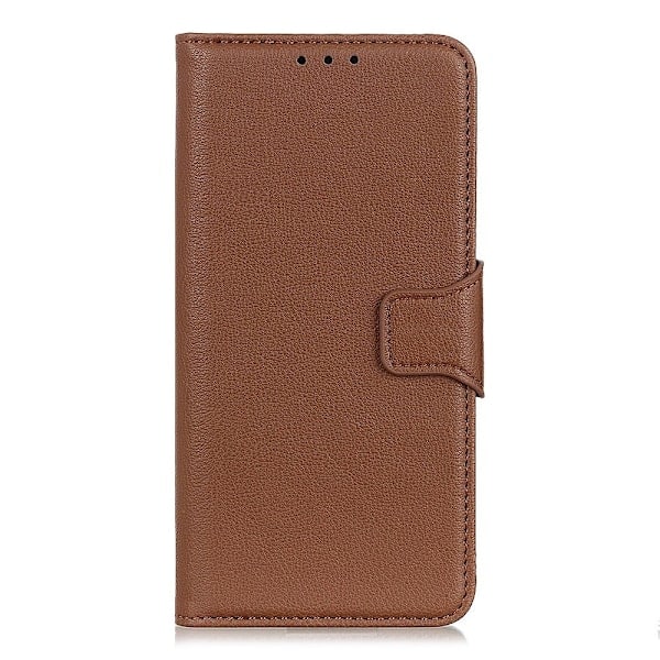 Samsung Galaxy S20 Plus - Litsi Lompakkokotelo - Ruskea Brown Ruskea
