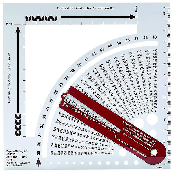 Stickningsmätare - Stickmaskberäknare Tröjstickning