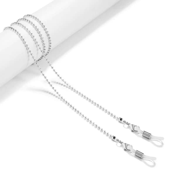 Elegant kedja för glasögon - Silver[co]