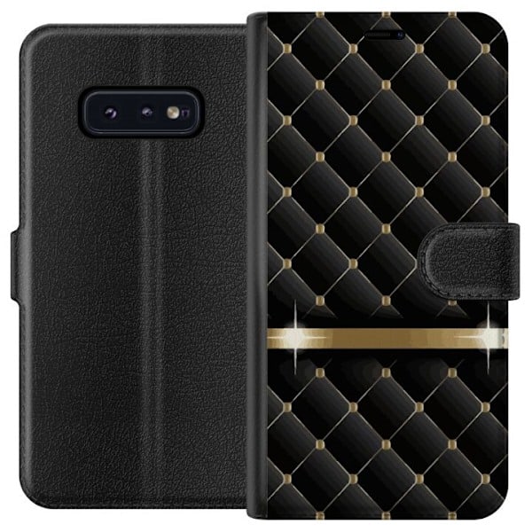 Samsung Galaxy S10e Pung Etui Luksuriøs Sort