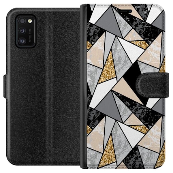 Samsung Galaxy A41 Lommebokdeksel Marmorprint