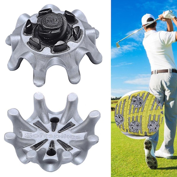 20x Golfskor Spikes Dubbar Snabb Twist Klampar Softspikes För Footjoy -ayane