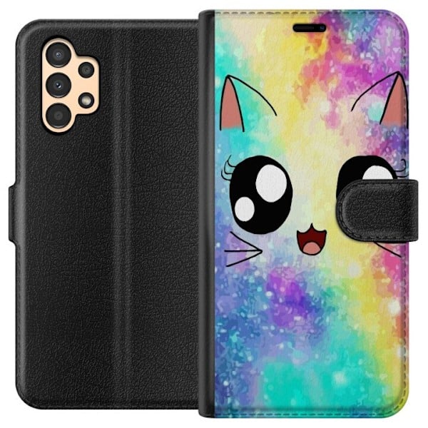 Samsung Galaxy A13 Pung Etui Sød Kat Galaxy