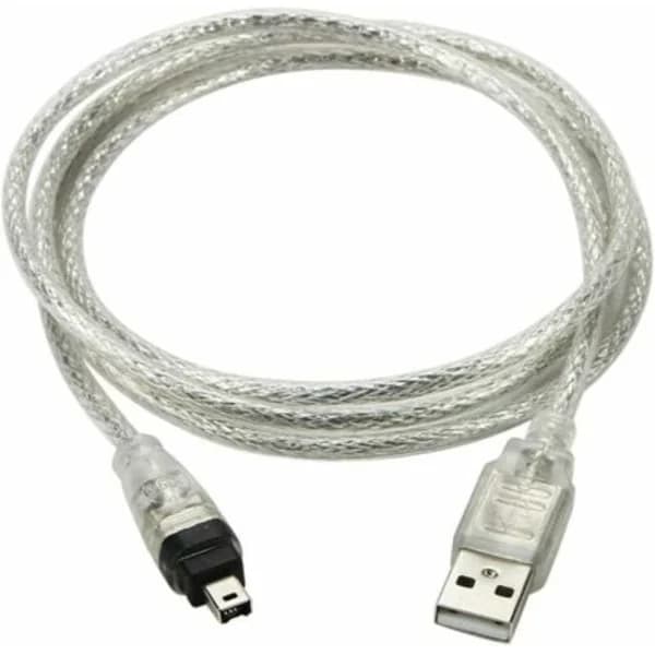 USB han til FireWire IEEE 1394 adapterkabel. 4-benet han iLink til Sony DCR-TRV75E DV.pa