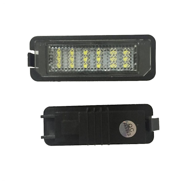 1 par 24 LED nummerpladelys & 1 stk. Mini bærbar Mini Usb LED billys Hvid