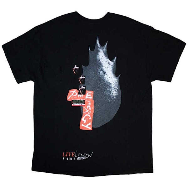 Travis Scott Unisex Aikuisten Summer Run 2023 London T-paita XXL Svart Musta XXL