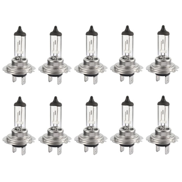 10pcs 55w H7 Halogen Bulbs Car Fog Headlight Halogen Lamp Warm Light Auto Accessories Universal Hea