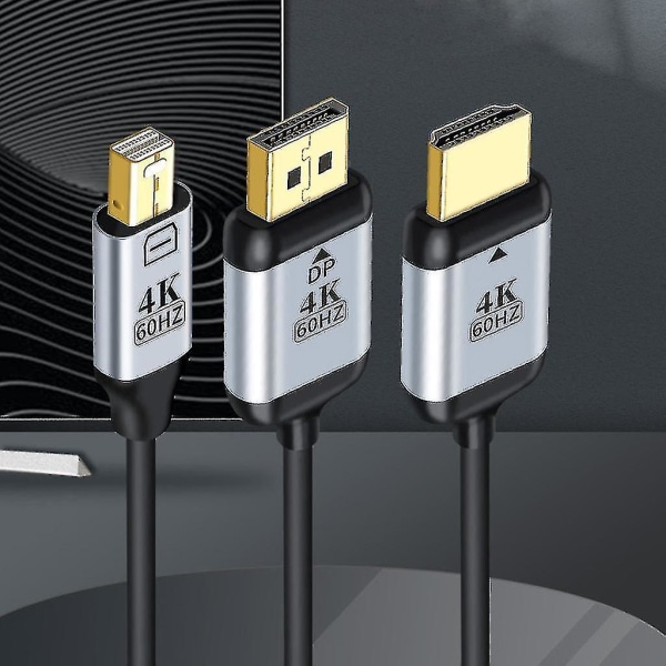 Thunderbolt 3, USB-C - DisplayPort Type-C -kaapeli DisplayPort 4k 60hz