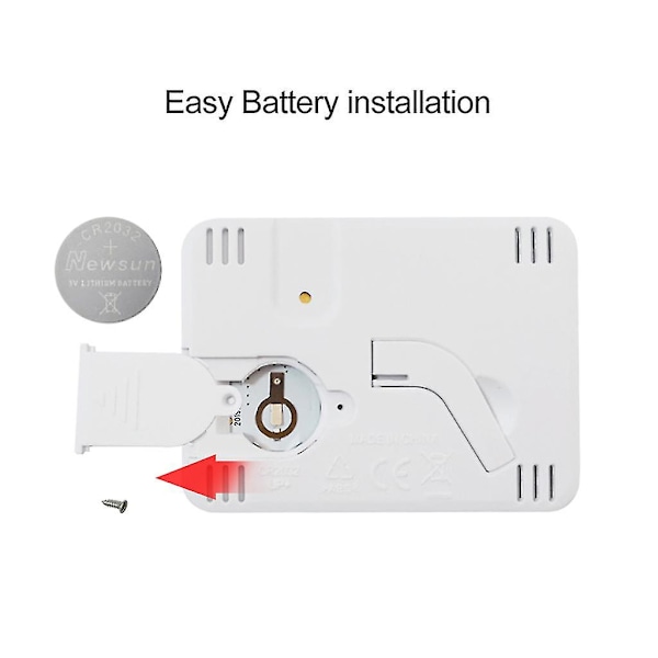 Innendørs rom elektronisk temperatur fuktighetsmåler digitalt termometer hygrometer