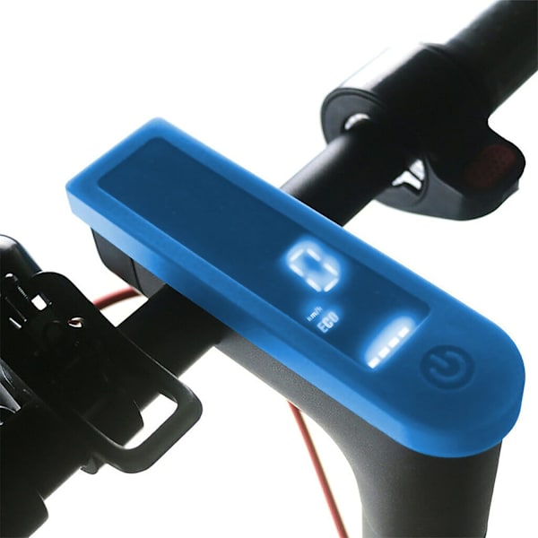 (Blue) Replacement for Xiaomi M365 Pro Waterproof Protective Cover Display Silicone Cover Control Panel Dustproof Waterproof Accessories