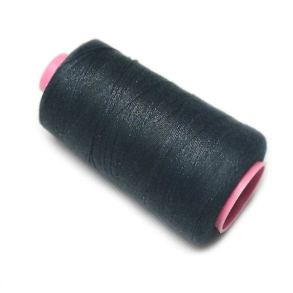Svart vävtråd 100 % polyester för att göra peruk sömnad hårväft hårförlängning 1 st (1 st, svart)