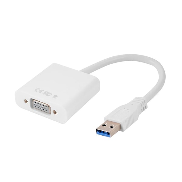 Usb 3.0 till Vga-adapter - Vit
