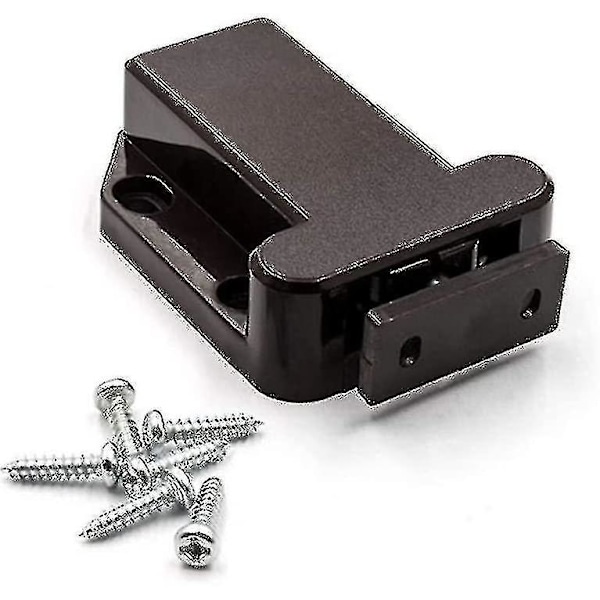 8-pack Trycklås, Trycklås, Säkerhetslås, Trycklås, Återfjädrande Självlåsande Enhet, Öppningslås, Låda, Skåp, Trycklås, Köksskåp, Sovrum