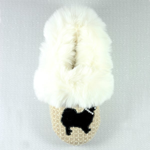 Lazy Dogz Dam/Dam Cookie Mockasin Tofflor i Mocka 7 UK-8 UK Beige 7 UK-8 UK