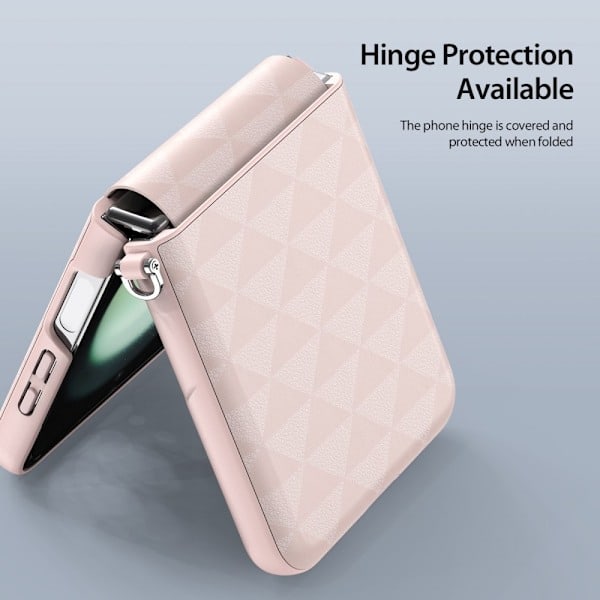 DUX DUCIS Galaxy Z Flip 6 Cover Fitt Series Kortholder Rosa