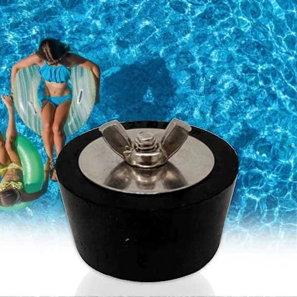 63mm Vinter Gummi Vinteriserings Expansionsplugg Pool Skyddsverktyg Svart[CO]