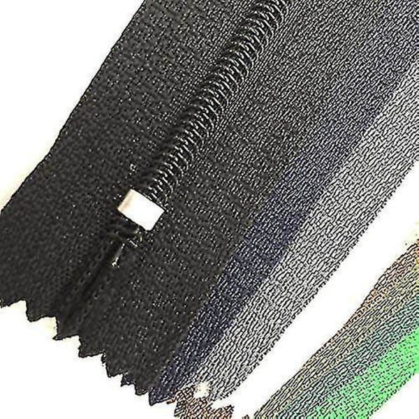 100 stk 40cm flerfarget nylon spiralglidelåser for sying og håndverk