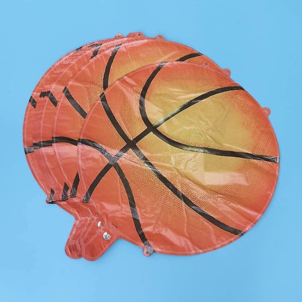 10 st 18 tum basketboll ballonger dekorationer ballong för fest basketboll ballonger dekorativa kreativa aluminiumfolie sport