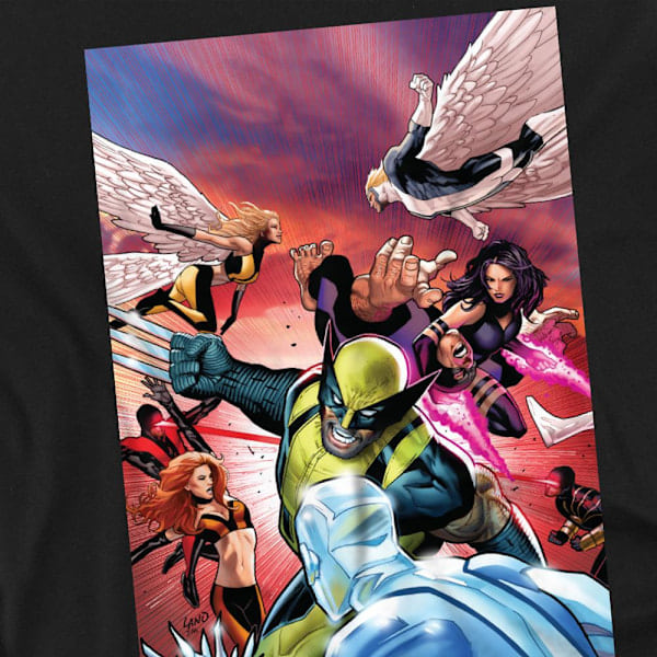 Marvel Unisex Voksen X-Men Team Defend T-Shirt L Sort Black L