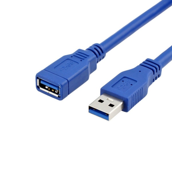 USB 3.0 Förlängningskabel - A Hane till A Hona - 1,5 meter Blå