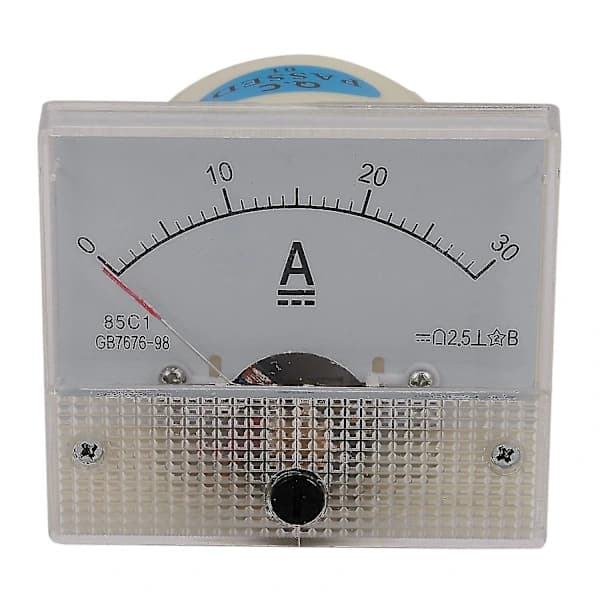 85c1-a DC Analog Amperemeter Panelmätare 30A Amp Mätare Ström Mekanisk Amperemeter-dt[CO]