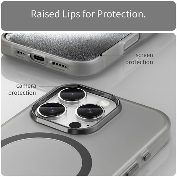 iPhone 16 Pro Cover MagSafe Slim Mat Sort 37